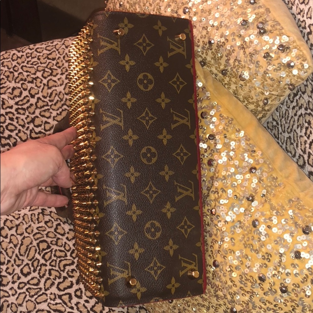 Louis Vuitton Christian Louboutin Spike Purse - Picture 7 of 8